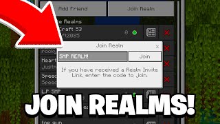 How To Join A REALM in Minecraft Bedrock 119 2023 [upl. by Jayson]