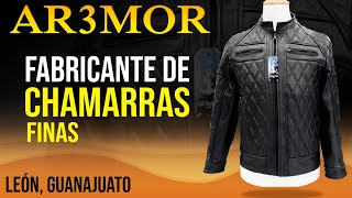 Aremor Fábricante de chamarras de piel fina en León Guanajuato México jacket leather fabric mx [upl. by Acessej13]