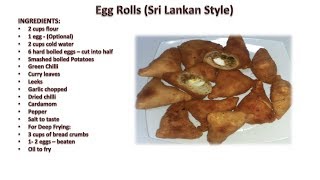 Egg rolls ape rasa recipe [upl. by Flossie]