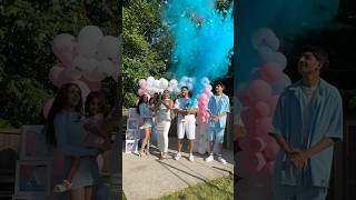 Gender Reveal Luxury Cannon ⭐️🎉 gendersurprise babygenderreveal genderrevealvideo genderreveal [upl. by Ettedranreb]