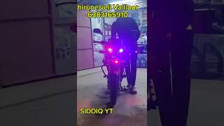 😈 குட்டி Fog light Modification 😎 Red Blue 🔵 LED light Modified PULSER 150 shortsshortvideoled [upl. by Chaing494]