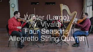 Antonio Vivaldi  Winter L Inverno  2nd movement  Largo  Allegretto String Quartet [upl. by Vada]