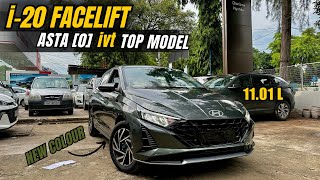 New i20 Facelift 2023 asta o IVT 1101 lakhs 🤯 hyundaii20 newi20 [upl. by Cuthburt]