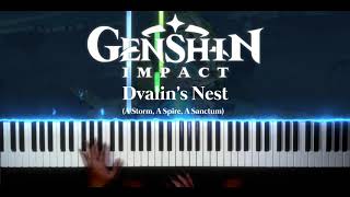 Genshin Impact  A Storm A Spire A Sanctum  Dvalins Nest arr by LJ Madrigal [upl. by Hibbert]