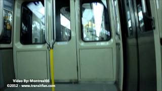 Montreal Metro A Late ride on Jeumont Element 42 HD [upl. by Johannah570]