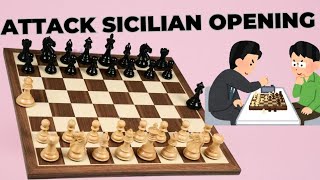 chess opening sicilian smith morra explained [upl. by Ayiotal377]