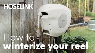 Prepare your Retractable Garden Hose Reel for Winter  Hoselink USA [upl. by Lehet]