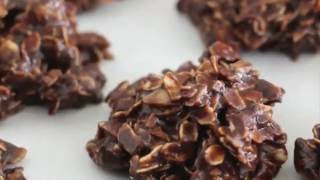 Healthier Chocolate No Bake Cookies Recipe [upl. by Kerianne588]