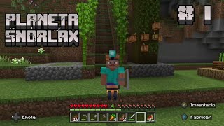 Soy el rey de las estalactitas en Minecraft Planeta Snorlax 1 [upl. by Odoric886]