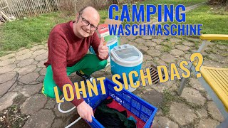 Cleanmaxx CampingWaschmaschine Test  Schrott oder brauchbar [upl. by Arbmahs]