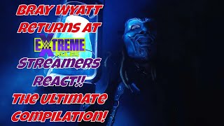 Streamers React Bray Wyatt returns at Extreme Rules 2022 the Ultimate Compilation wwe braywyatt [upl. by Paske406]