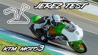 TESTING a KTM RC250 MOTO3 Bike at JEREZ With FPW Racing Bsb 2019 seasson [upl. by Gonzales]