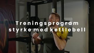 Treningsprogram  Kettlebell øvelser  styrketrening med 1 kettlebell [upl. by Moreno446]