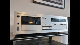 Yamaha K960 Cassette Deck Demonstration After Service [upl. by Tnarb184]