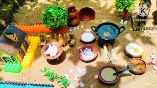 traditional pitha recipe  tel pithaminiature cooking [upl. by Etneciv]