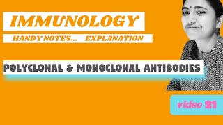 IMMUNOLOGY II POLYCLONAL Vs MONOCLONAL ANTIBODIES HYBRIDOMA TECHNOLOGY [upl. by Nawj]