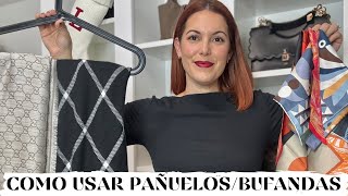 10 FORMAS DE USAR UN PAÑUELOBUFANDA DE MANERA ELEGANTE 🧣 [upl. by Jew]