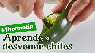 3 Técnicas para desvenar chiles  Tip Thermomix® [upl. by Il]