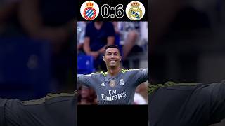 Espanyol vs Real Madrid 06 la liga 2015  highlights football youtube shorts [upl. by Nide]