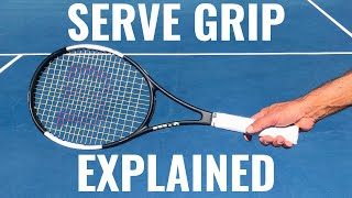 Tennis Serve Lesson Why You Need To Serve With The Continental Grip [upl. by Ellan]