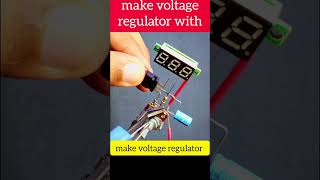 make DC voltage regulator with mosfet automobile shortsviral amazing [upl. by Lamee]