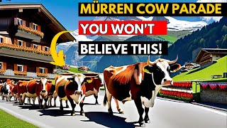 The Murren Switzerland Cow Parade Is Absolutely Insane [upl. by Nolram]