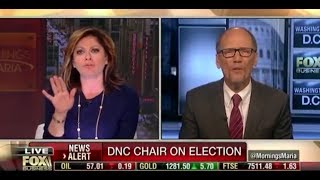 Maria Bartiromo Shouts Down Tom Perez Over DNC Rigging Election [upl. by Dailey]