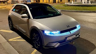 HYUNDAI IONIQ 5 2022  NIGHT drive AMBIENT lights DIGITAL cockpit electric SOUND [upl. by Deer433]