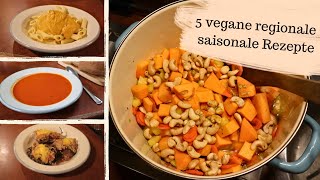 5 einfache vegane Herbst Rezepte [upl. by Rose947]