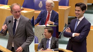 Hilariteit met Jetten en Van der Staaij tijdens APB2020 [upl. by Novla]