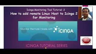 Icinga Monitoring Tool Tutorial 2 How to Add Remote Linux Host to Icinga2 Monitoring Server [upl. by Clower]