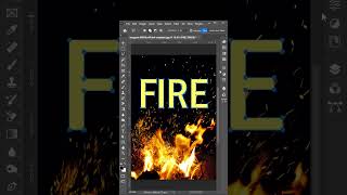 Create Flames amp Fire Text Effect in Adobe Photoshop 2023 [upl. by Yvi]