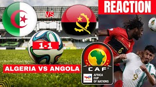 Algeria vs Angola 11 Live Stream Africa Cup of Nations AFCON Football Match Score Highlights Direct [upl. by Adnert347]