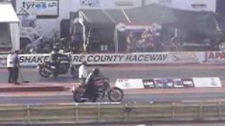 Sportster vs VMax at drag racing [upl. by Guy]