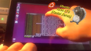 Ubuntu 1604 on Chuwi VI10 Testing touch screen [upl. by Nolaj357]