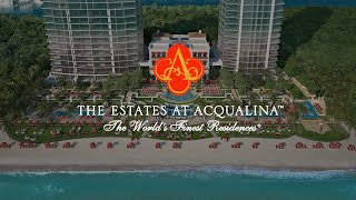 Outdoor Amenities The Estates at Acqualina Miami Residence Realty [upl. by Mccomb]