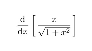 Derivative of xsqrt1x2 [upl. by Ahsieyn]