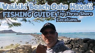 Fishing Guide Waikiki Beach  Honolulu Oahu Hawaii [upl. by Lionello]