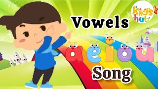 The Vowel SongVowel Sounds a e i o uPhonic SongEnglish GrammarVowels and Consonantsfun learning [upl. by Kilah]