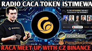 Radio Caca Raca Token yang langsung ketemu CZ Binance ‼️ Fundamental‼️ [upl. by Lleoj]