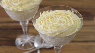 3Ingredient White Chocolate Mousse Recipe [upl. by Leahcam]