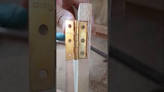 hinge installation stage shorts trending virals fyp woodworking [upl. by Lasley]