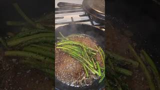 Seasoning the Asparagus food cooking asmr cookingvideo asparagus [upl. by Marras611]