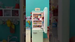 Inside mini SMEG fridge 🥗🥪🍓 [upl. by Niala262]