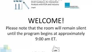 CGMPs for Combination Products Understanding and Applying FDA’s Draft Guidance  Intro [upl. by Amoritta]