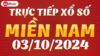 XSMN 3102024  Trực tiếp xổ số miền Nam hôm nay ngày 3 tháng 10  XS Miền Nam  KQXSMN  SXMN [upl. by Annahc]