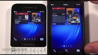 Blackberry Q5 vs Blackberry Z10 Comparison [upl. by Nereus199]