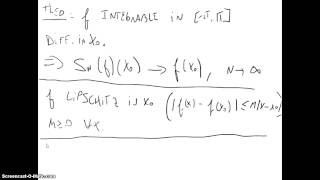 Non linear dispersive equations  10 Fourier Series Pointwise convergence [upl. by Massey]