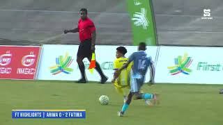 Arima North Secondary vs Fatima College  SSFL 2024 Highlights  SportsMax [upl. by Reifinnej505]