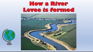 Natural River Levees  How are they formed Labelled diagram and explanation [upl. by Aelegna]